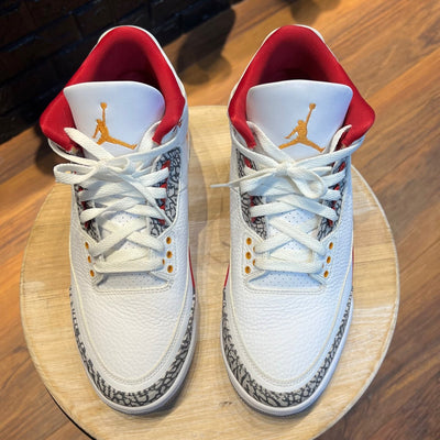 Jordan 3 Retro Cardinal Red - Gently Enjoyed (Used) Men 12 - Mid Sneaker - Jawns on Fire Sneakers & Streetwear