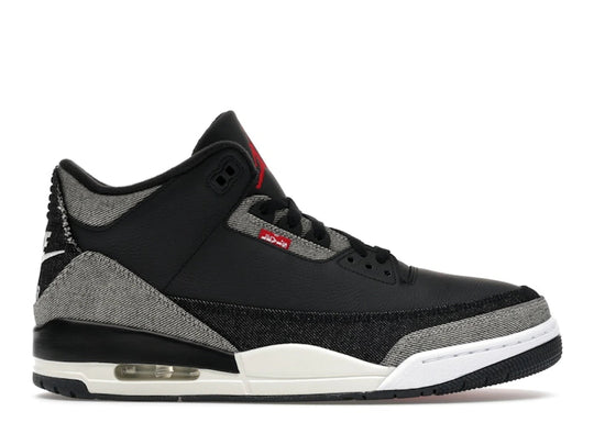 Jordan 3 Retro Levi’s Black - Sneakers - Jawns on Fire Sneakers &amp; Shoes