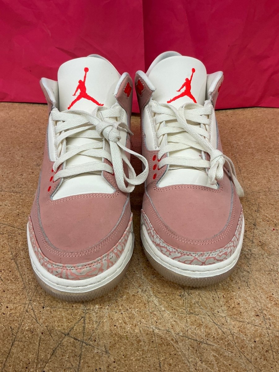 Jordan 3 Rust Pink Mens 9 Used - Sneakers - Jawns on Fire Sneakers &amp; Shoes