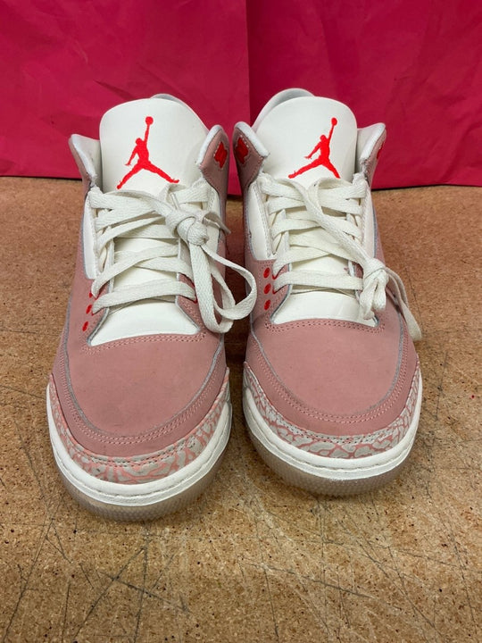 Jordan 3 Rust Pink Mens 9 Used - Sneakers - Jawns on Fire Sneakers &amp; Shoes