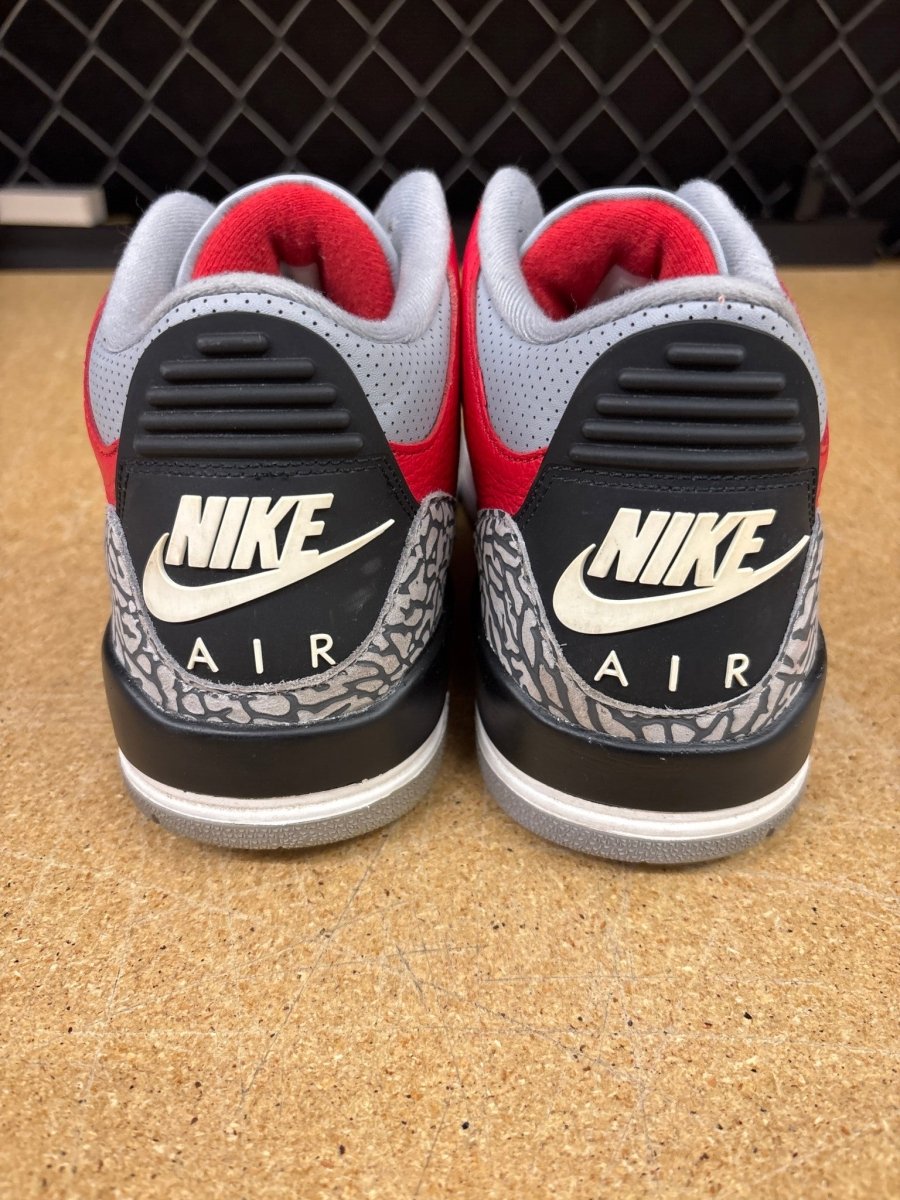 Jordan 3 Unite Red Cement (Men 10.5) Used - Sneakers - Jawns on Fire Sneakers &amp; Shoes
