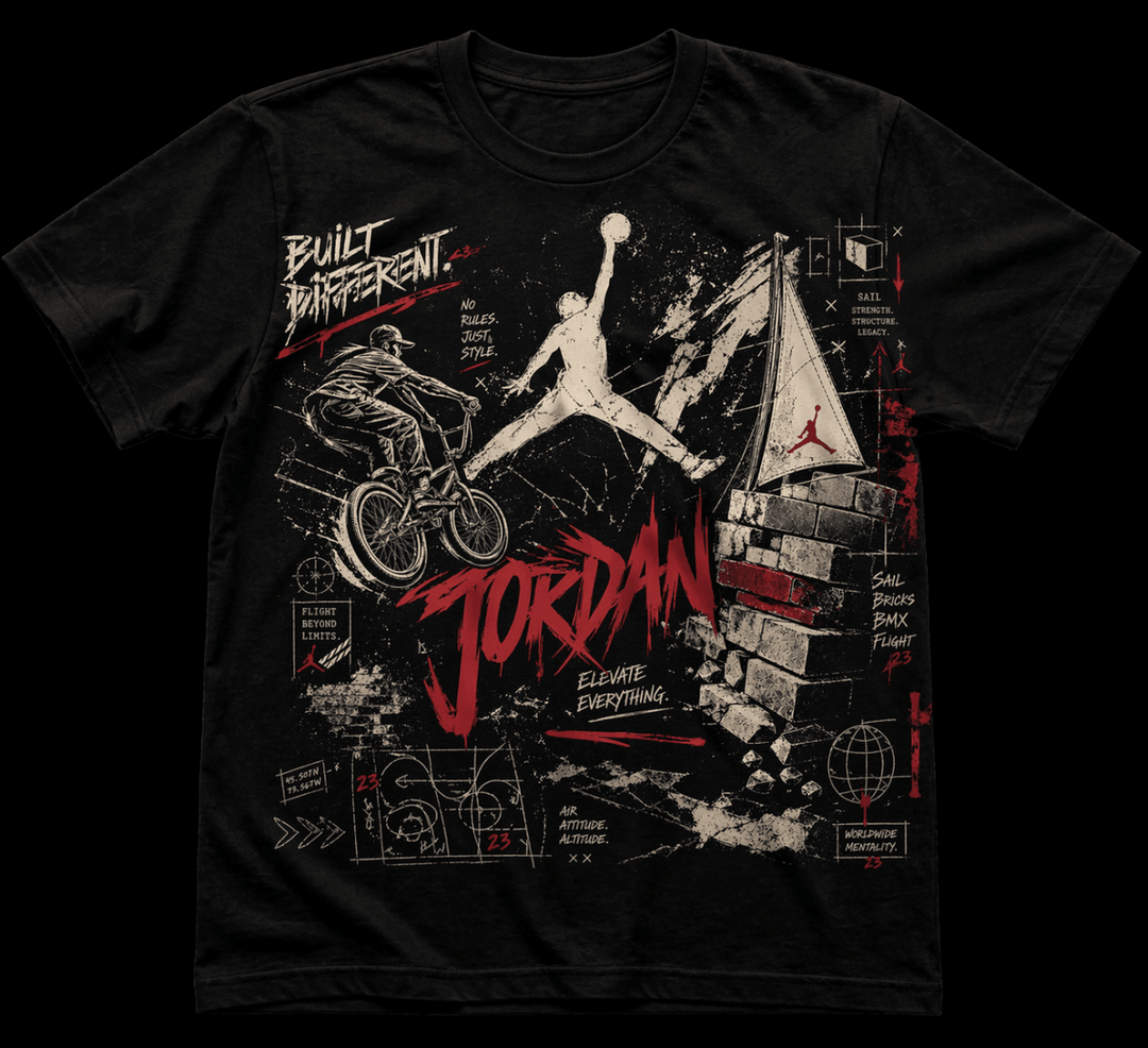 Jordan 4 Brick After Brick Elevate Everything - Original Jawns - Black T-Shirt - T-Shirt - Jawns on Fire Sneakers & Shoes