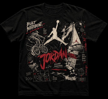 Jordan 4 Brick After Brick Elevate Everything- Original Jawns- Black T-Shirt