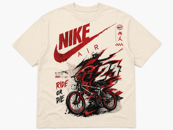 Jordan 4 Brick After Brick Ride or Die - Original Jawn - Cream T-Shirt