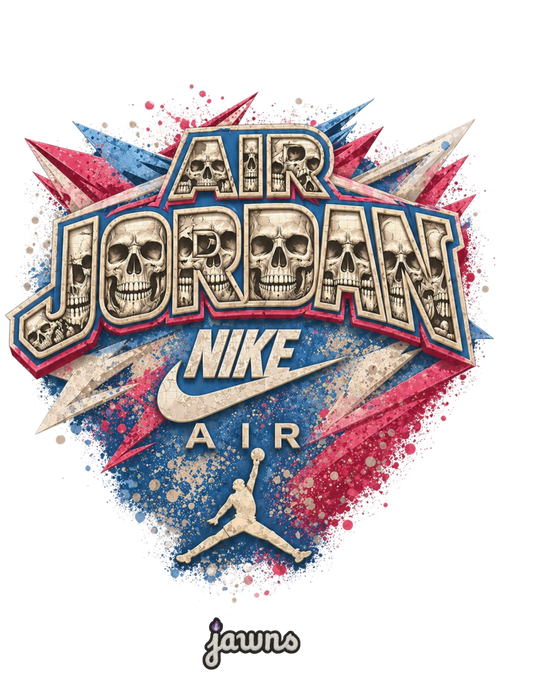 Jordan 4 Guava Ice - Skull and Bones - White T-Shirt - Only Jawns - T-Shirt - Jawns on Fire Sneakers & Shoes