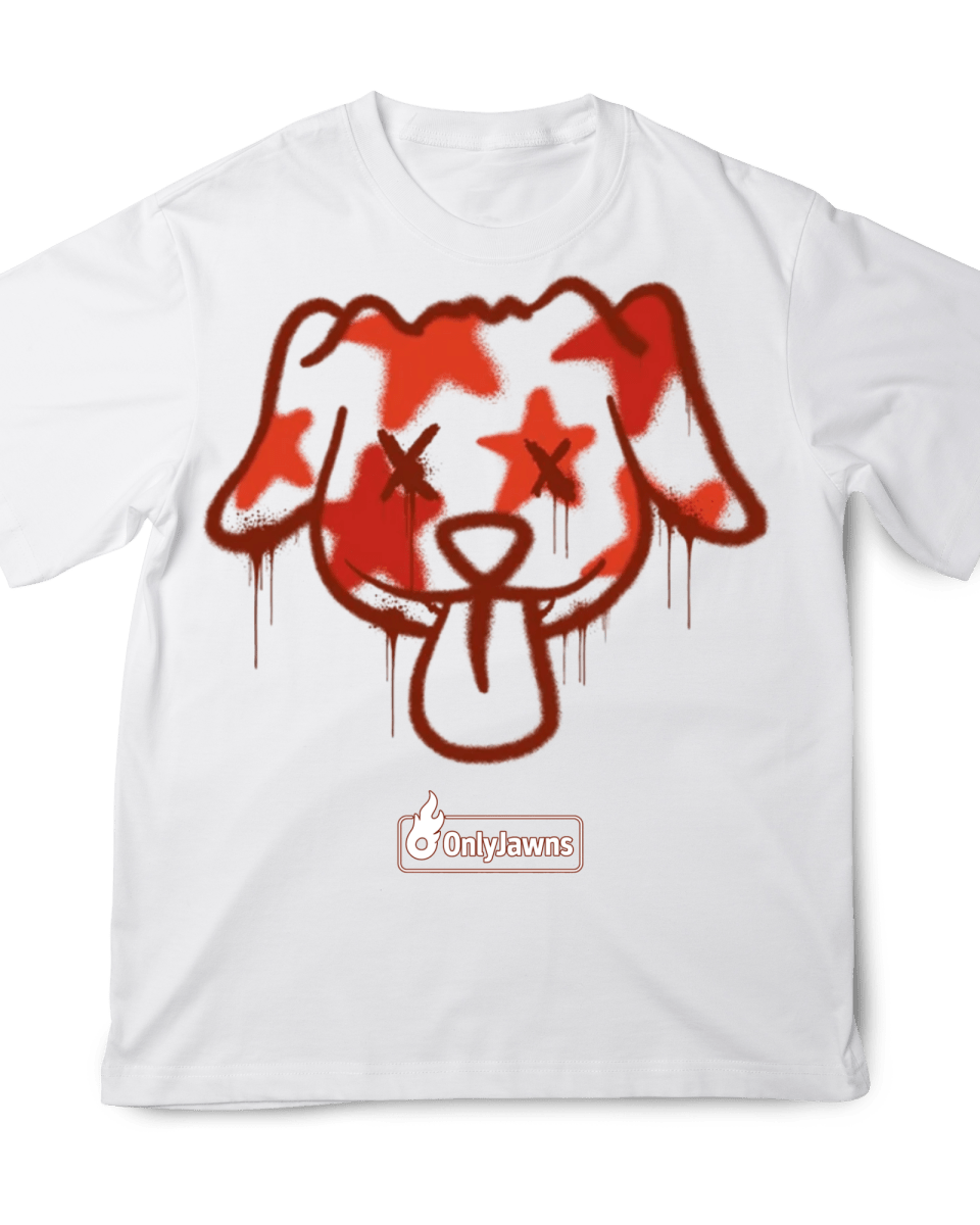 Jordan 4 Nigel Crazy Puppy - Original Jawns - White T-Shirt - T-Shirt - Jawns on Fire Sneakers & Shoes