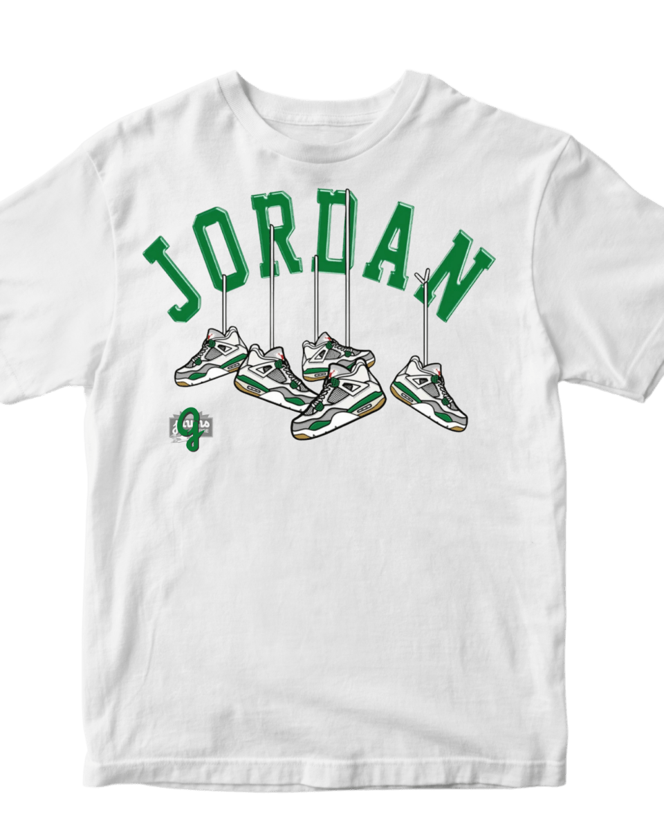 Jordan 4 Pine Green - Original Jawns - White T-Shirt - T-Shirt - Jawns on Fire Sneakers & Shoes