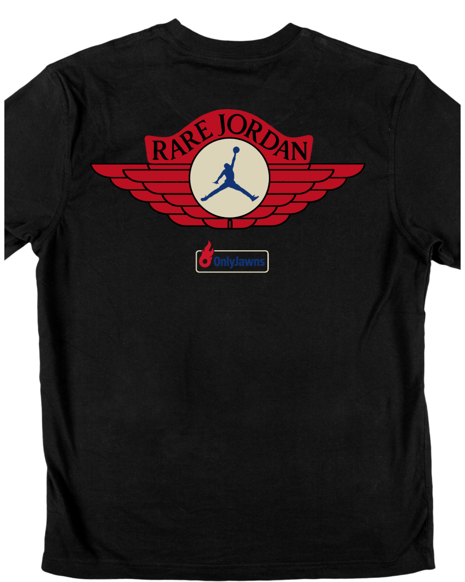 Jordan 4 Rare Air RARE JORDAN - Original Jawns - Black T-Shirt - T-Shirt - Jawns on Fire Sneakers & Shoes