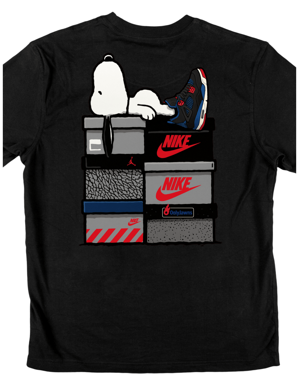 Jordan 4 Rare Air Snoopy - Original Jawns - Black T-Shirt - T-Shirt - Jawns on Fire Sneakers & Shoes