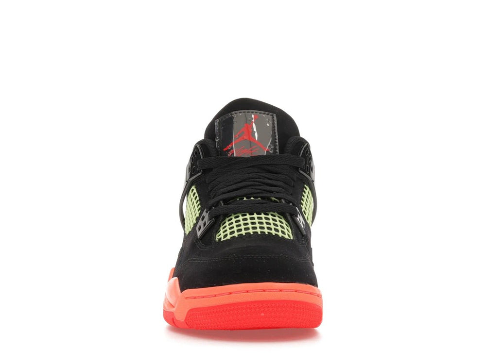 Jordan 4 Retro Black Infrared Barely Volt (GS) - Sneakers - Jawns on Fire Sneakers & Shoes