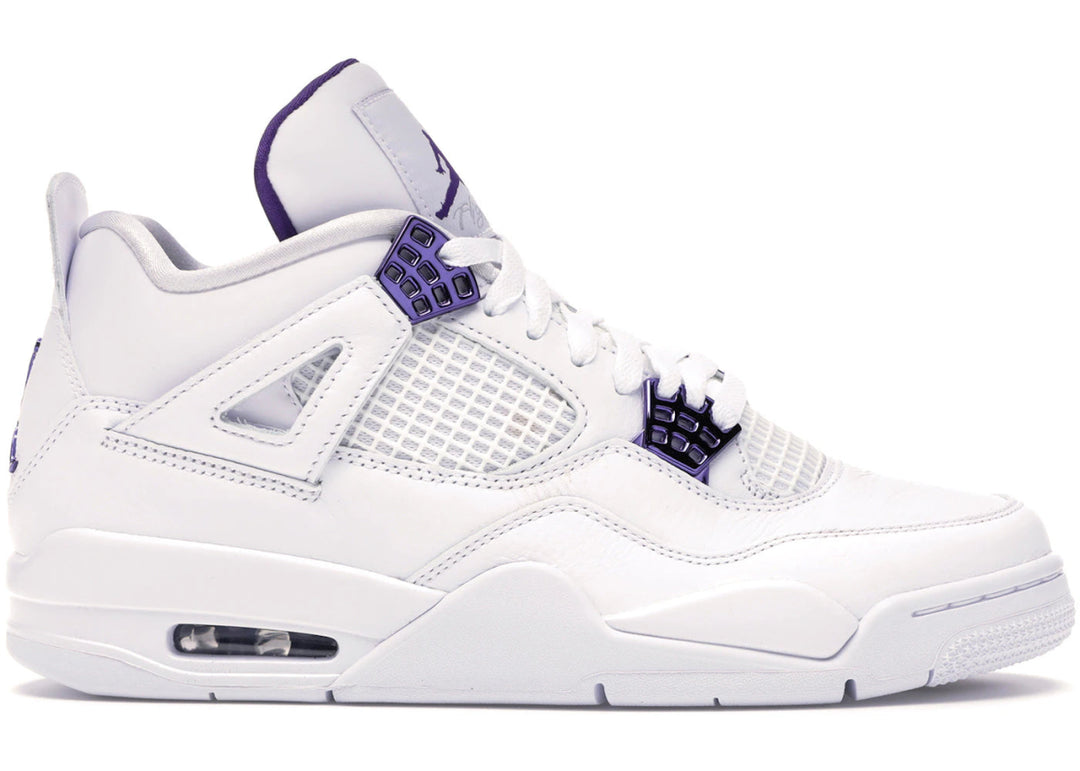 Jordan 4 Retro Metallic Purple - Sneakers - Jawns on Fire Sneakers & Shoes
