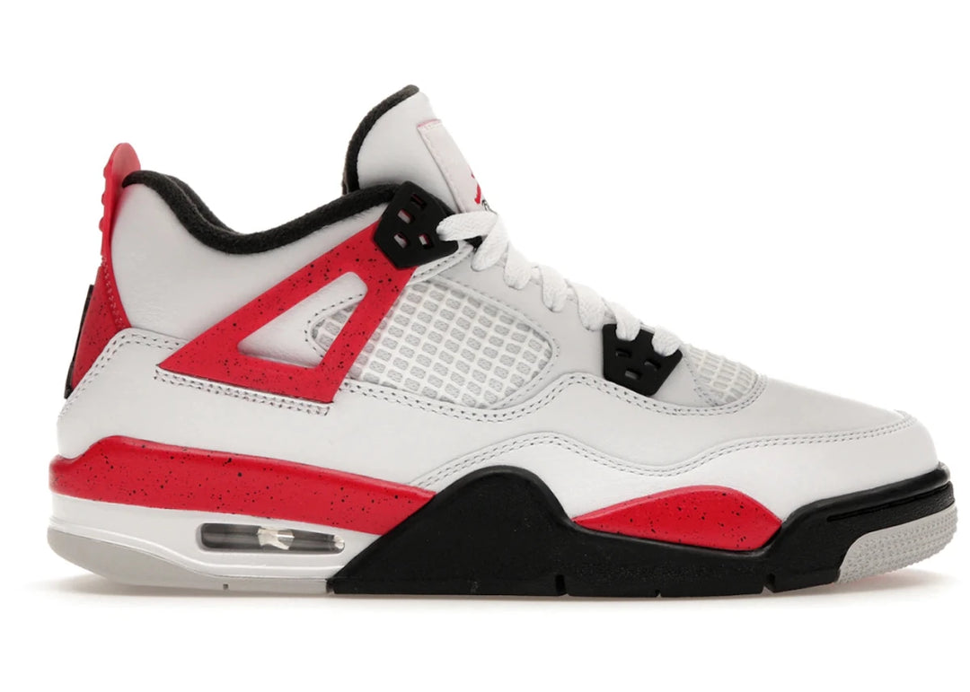 Jordan 4 Retro Red Cement (GS) - Sneakers - Jawns on Fire Sneakers & Shoes