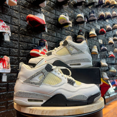 Jordan 4 Retro 'White Cement' 1999 - Gently Enjoyed (Used) Men 10.5 - Mid Sneaker - Jawns on Fire Sneakers & Streetwear