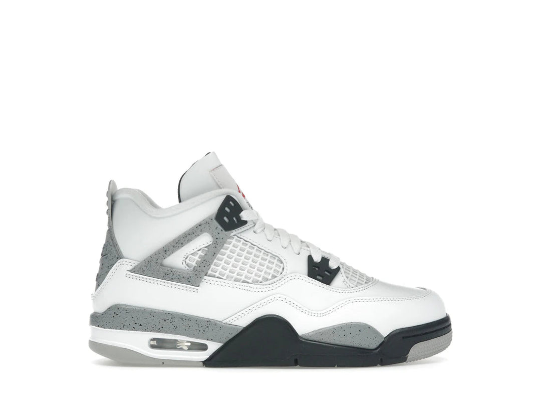Jordan 4 Retro White Cement (2025) (GS) - Sneakers - Jawns on Fire Sneakers &amp; Shoes