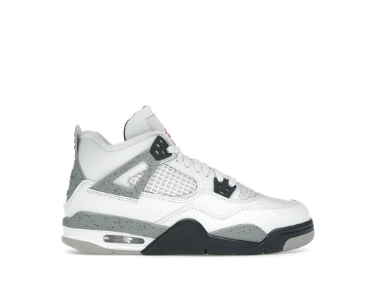 Jordan 4 Retro White Cement (2025) (GS) - Sneakers - Jawns on Fire Sneakers &amp; Shoes
