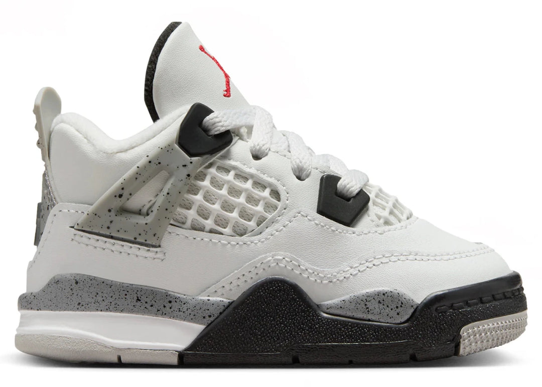 Jordan 4 Retro White Cement (2025) (TD) - Sneakers - Jawns on Fire Sneakers &amp; Shoes
