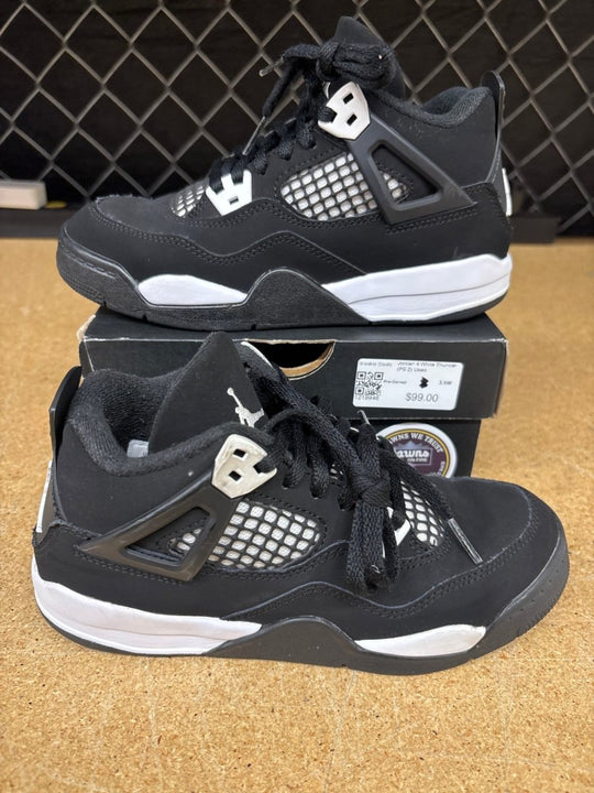 Jordan 4 White Thunder PS 2 Used - Sneakers - Jawns on Fire Sneakers &amp; Shoes