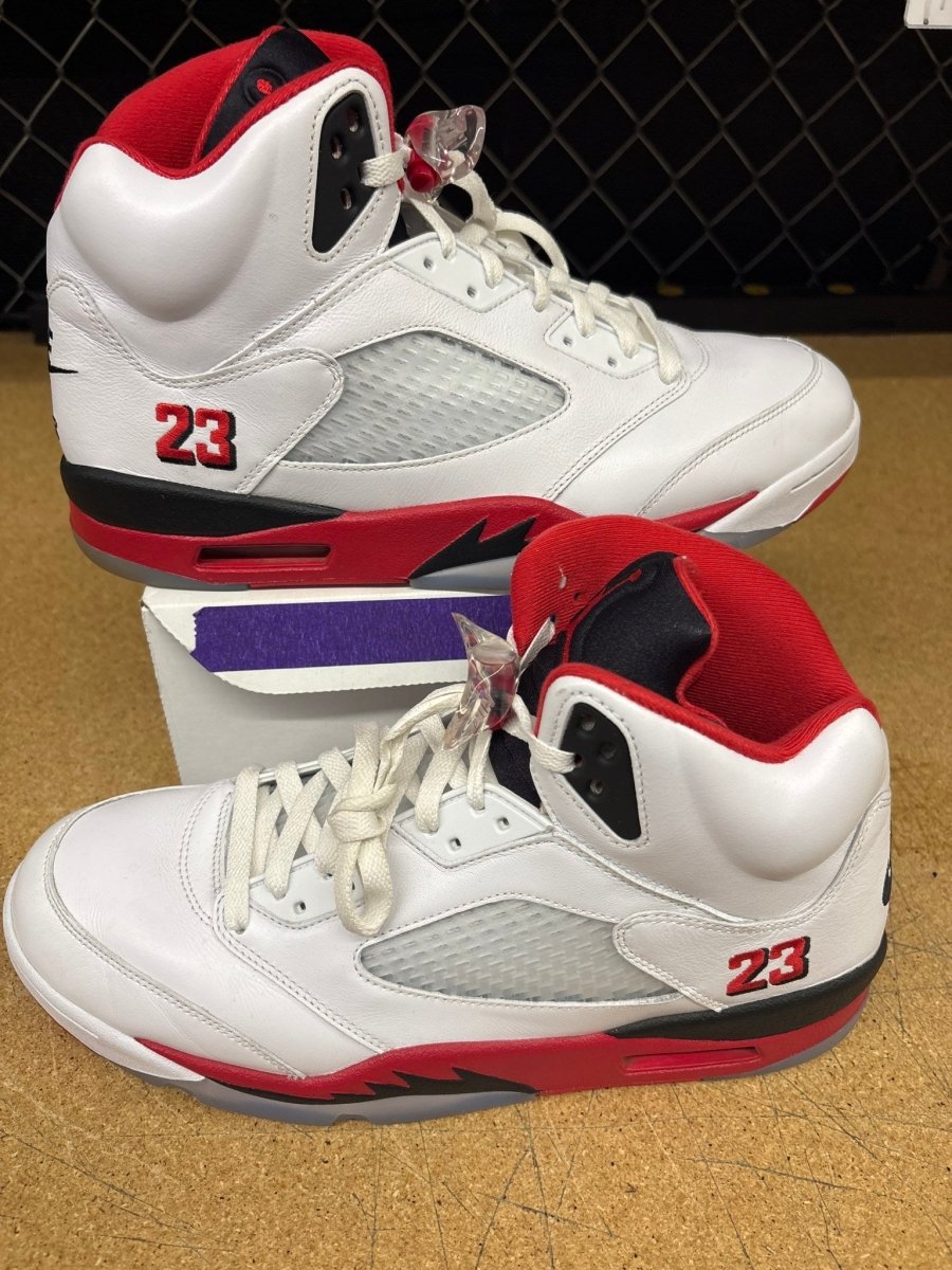 Jordan 5 Fire Red Men 13 Used No Box - Sneakers - Jawns on Fire Sneakers &amp; Shoes