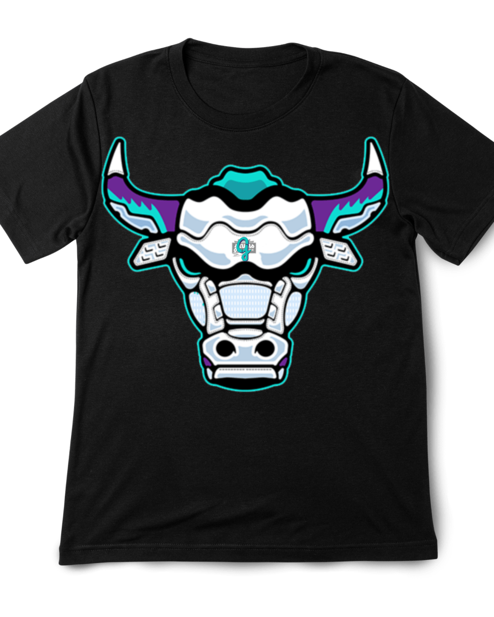 Jordan 5 Grape Angry Bull - Original Jawns - Black T-Shirt - T-Shirt - Jawns on Fire Sneakers & Shoes