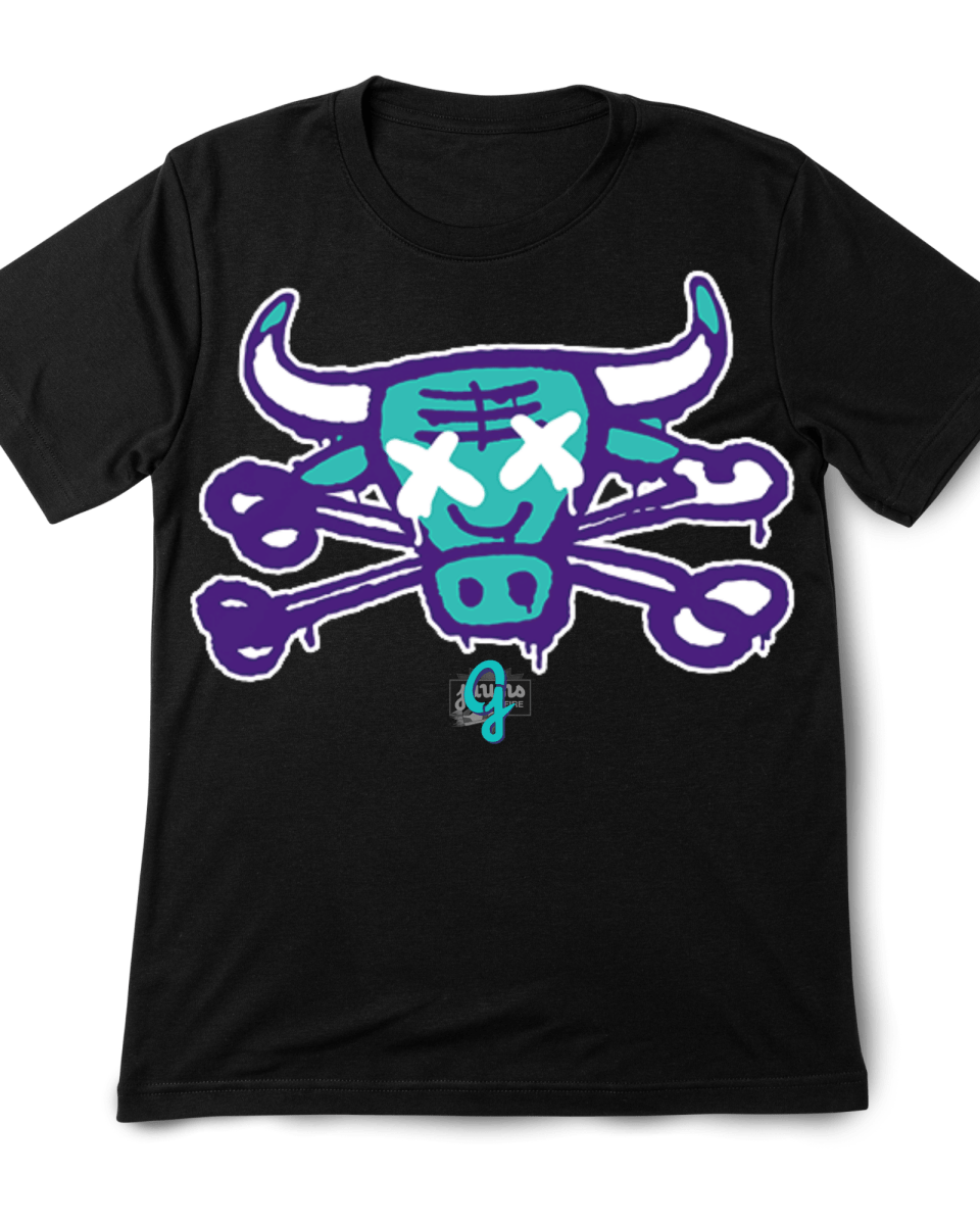 Jordan 5 Grape Kaws Bull - Original Jawns - Black T-Shirt - T-Shirt - Jawns on Fire Sneakers & Shoes