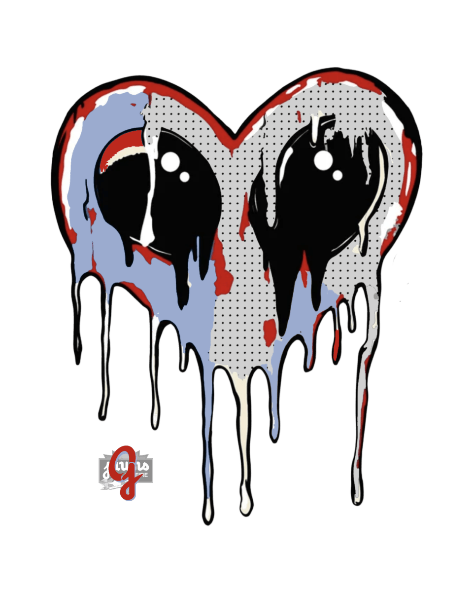 Jordan 5 Reimagined Drippy Heart - Original Jawns - Black T-Shirt - T-Shirt - Jawns on Fire Sneakers & Shoes