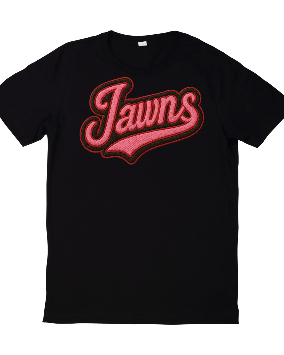 Jordan 5 Retro Awake NY Arctic Pink "JAWNS" - Original Jawns - Black T-Shirt - T-Shirt - Jawns on Fire Sneakers & Shoes