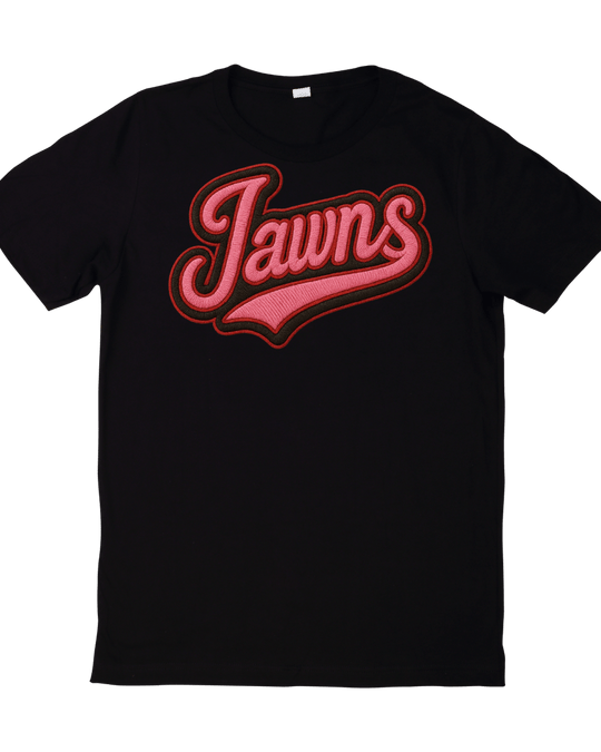 Jordan 5 Retro Awake NY Arctic Pink "JAWNS" - Original Jawns - Black T-Shirt - T-Shirt - Jawns on Fire Sneakers & Shoes