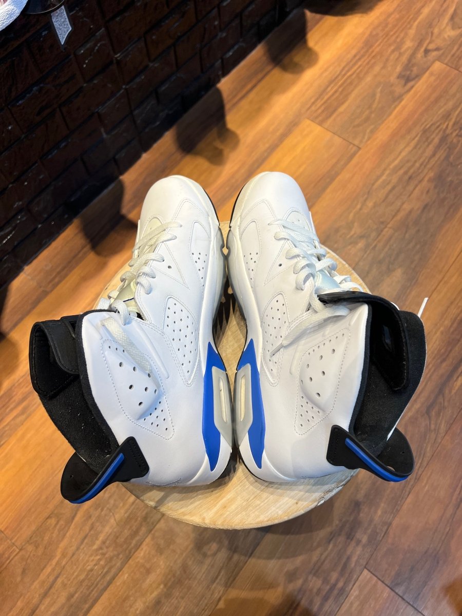 Jordan 6 Retro Sport Blue (2014) - Gently Enjoyed (Used) - Men 13 - Mid Sneaker - Jawns on Fire Sneakers & Streetwear