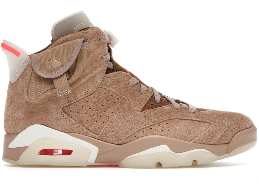 Jordan 6 Retro Travis Scott British Khaki - Sneakers - Jawns on Fire Sneakers & Shoes