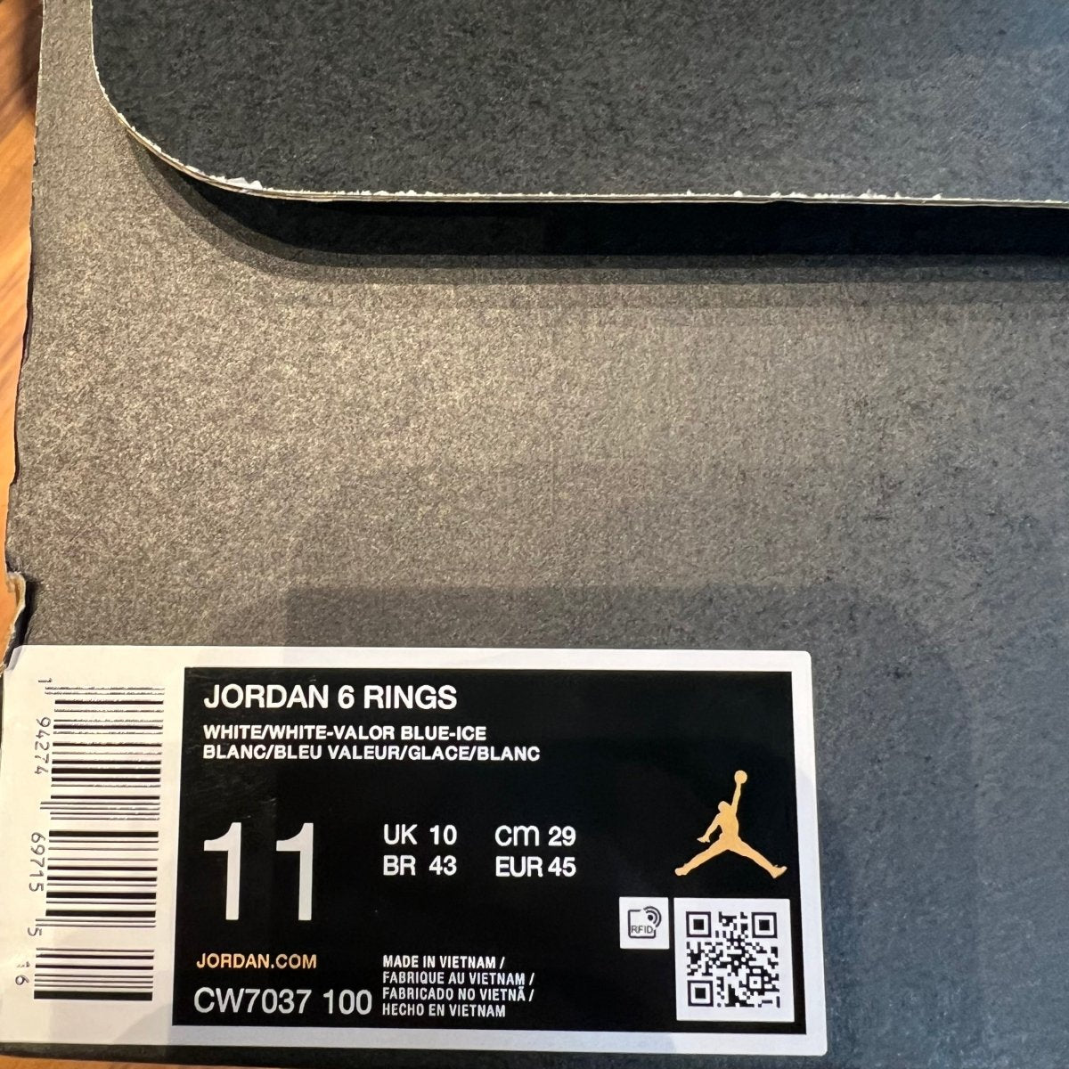 Jordan 6 Rings UNC - Gently Enjoyed (Used) Men 11 - Mid Sneaker - Jawns on Fire Sneakers & Streetwear