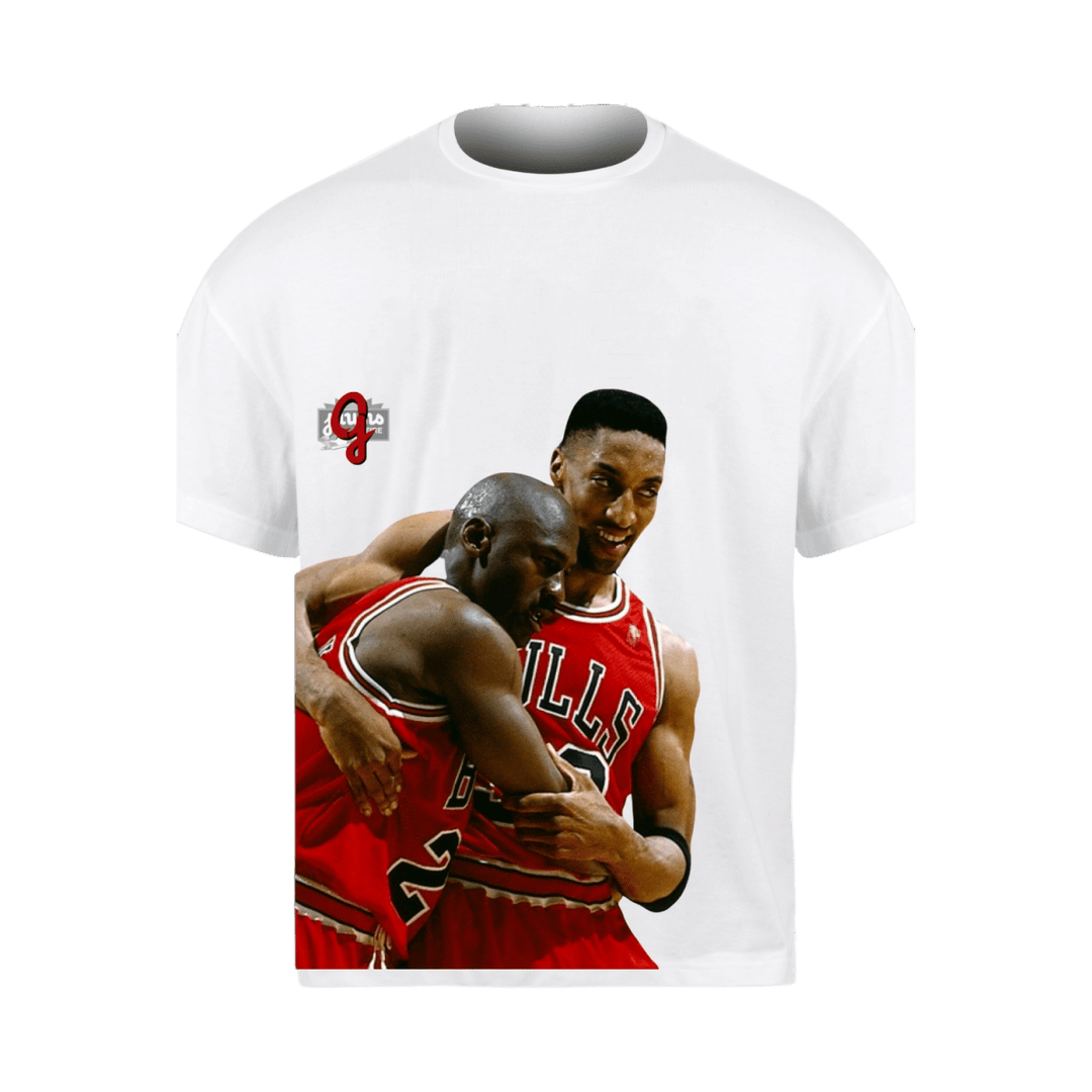 Jordan Pippen Flu Game - Original Jawns - White T-Shirt - T-Shirt - Jawns on Fire Sneakers & Shoes