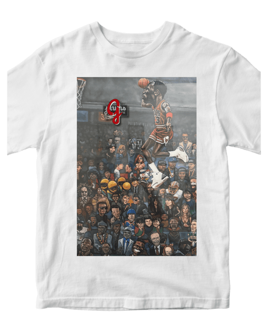 Jordan SLAM 80's Celebrities - Original Jawns - White T-Shirt - T-Shirt - Jawns on Fire Sneakers & Shoes