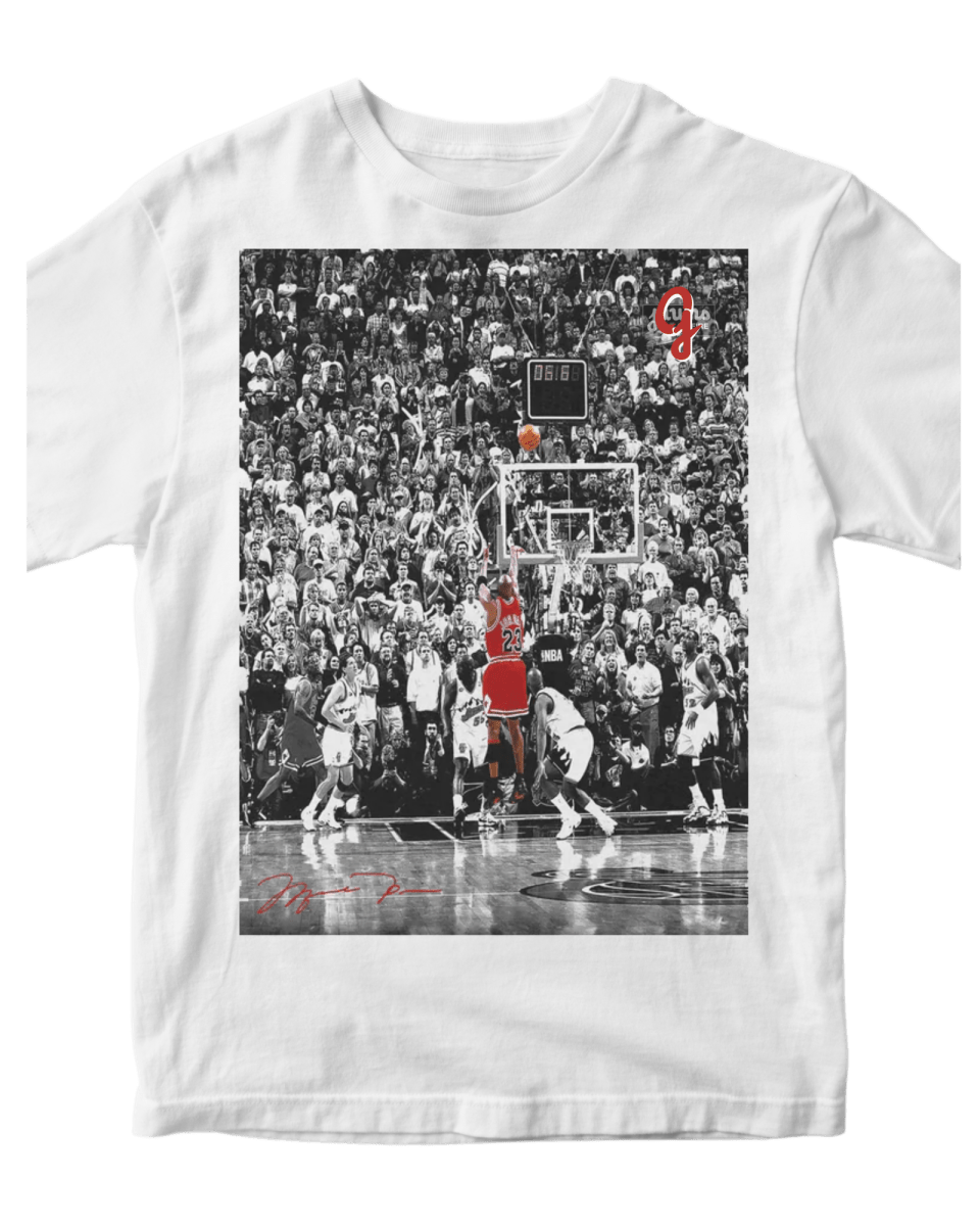 Jordan "The Shot" - Original Jawns - White T-Shirt - T-Shirt - Jawns on Fire Sneakers & Shoes
