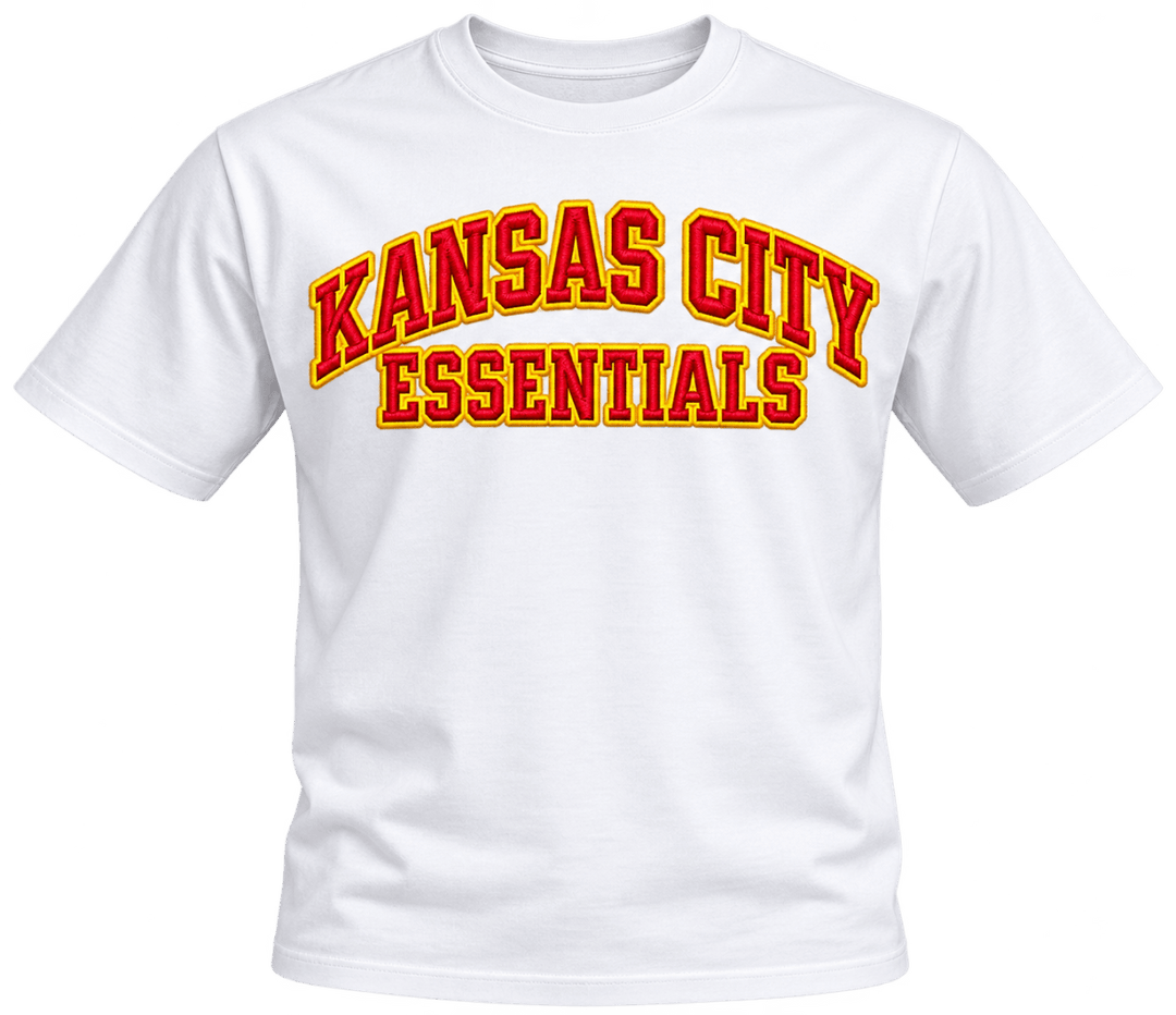 Kansas City Essentials T-Shirt – White – Chiefs | Jawns on Fire - T-Shirt - Jawns on Fire Sneakers &amp; Shoes