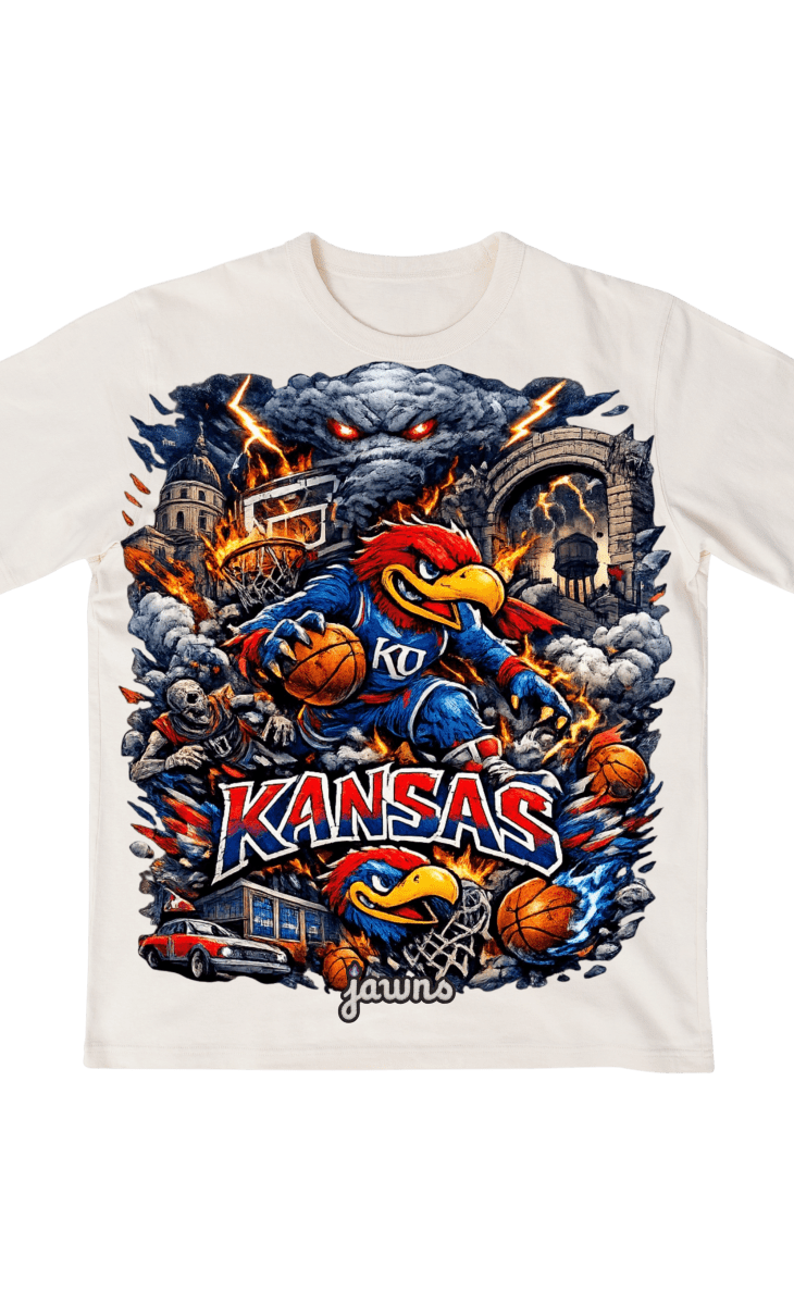 Kansas Jayhawks Godspeed Streetwear Basketball Shirt - T-Shirt - Jawns on Fire Sneakers & Shoes