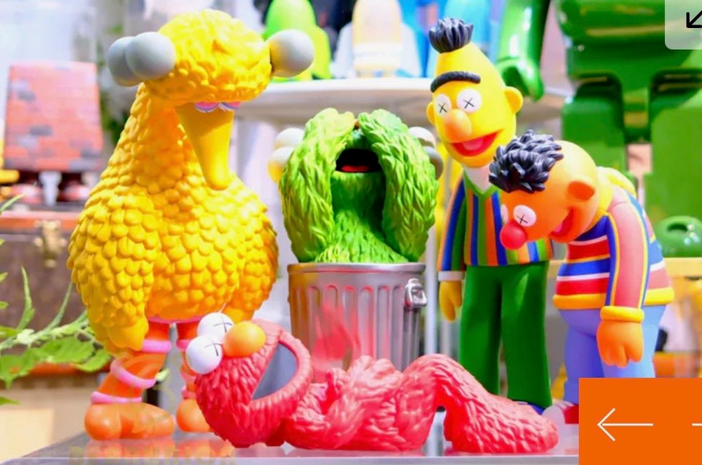KAWS & Sesame Street Big Bird Vinyl Figure - Collectibles - Jawns on Fire Sneakers & Shoes