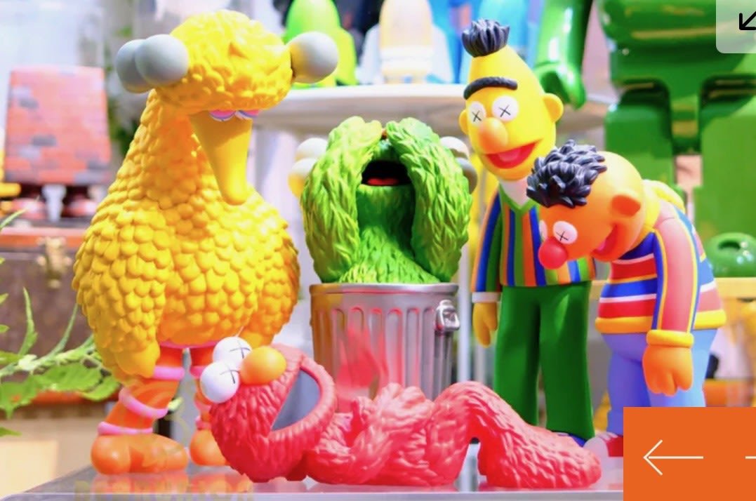KAWS &amp; Sesame Street Big Bird Vinyl Figure - Collectibles - Jawns on Fire Sneakers &amp; Shoes