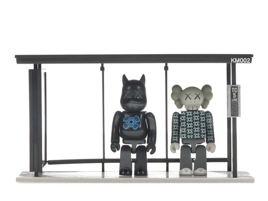 KAWS x Medicom Bus Stop Series Volume 2 Vinyl Toy Black/Blue - Collectibles - Jawns on Fire Sneakers & Shoes