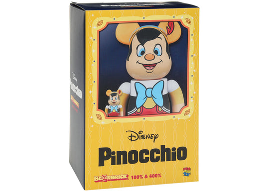 Bearbrick x Disney Pinocchio 100% &amp; 400% Set