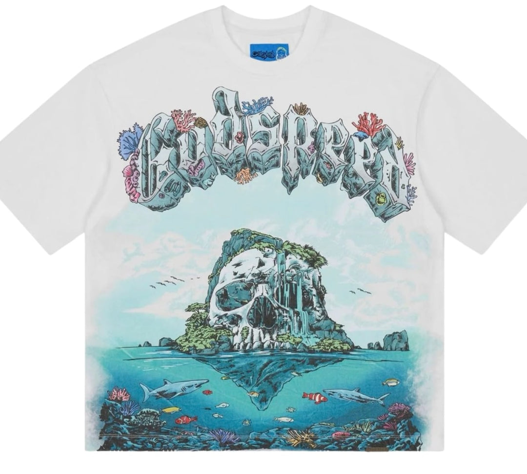 Godspeed Island II T-Shirt White