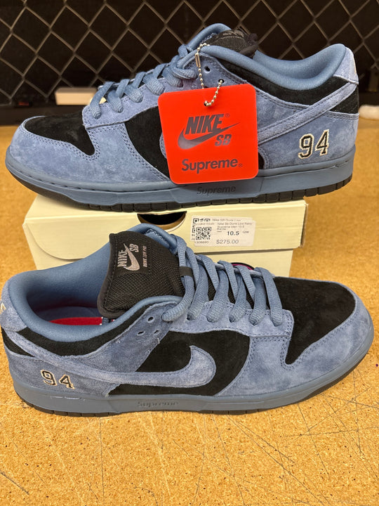 Nike Sb Dunk Low Navy Supreme Men 10.5