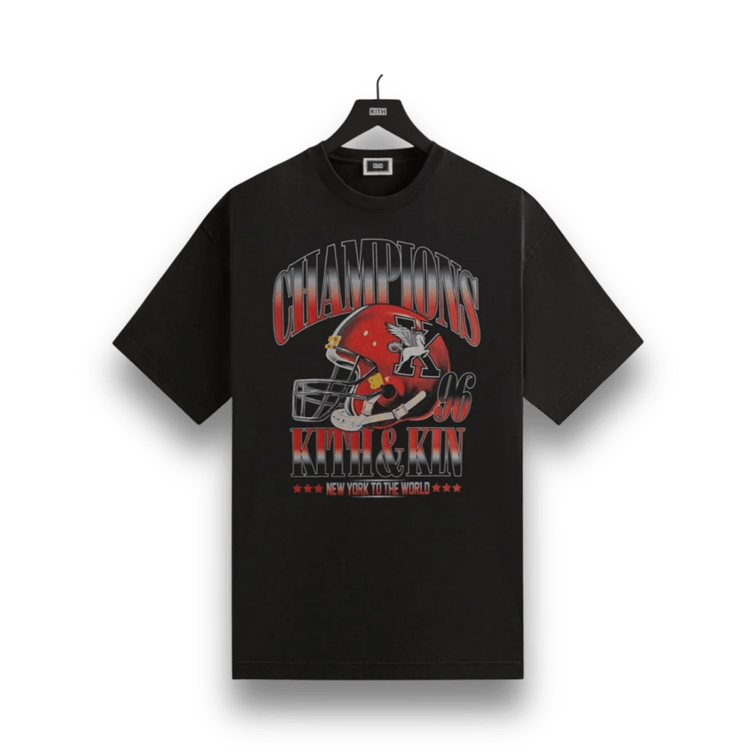Kith & Kin Champions 1996 Vintage Tee & Kin Champions 1996 Vintage - T-Shirt - Jawns on Fire Sneakers & Shoes