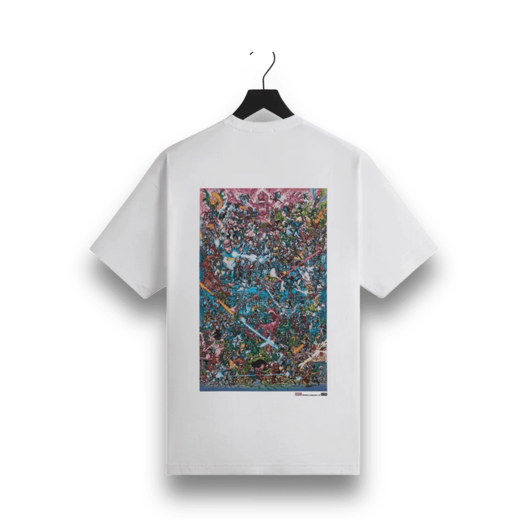 Kith x Marvel Universe Vintage Tee x Marvel Universe Vintage White - T-Shirt - Jawns on Fire Sneakers & Shoes