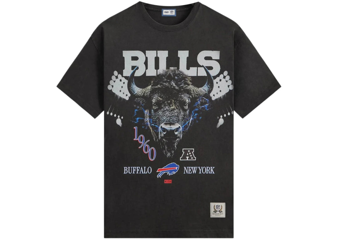 Kith x NFL Buffalo Bills Photo Vintage Jones Tee Black - Clothing - Mens - Jawns on Fire Sneakers & Shoes