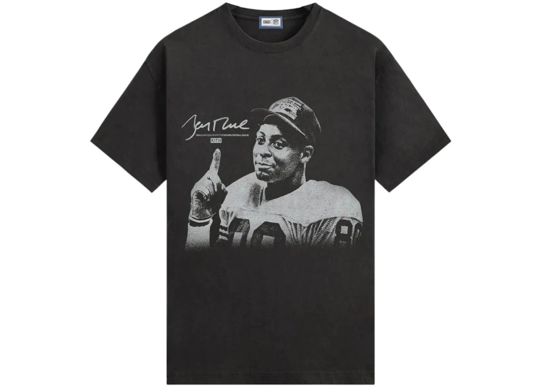 Kith x NFL Jerry Rice Vintage Jones Tee Black - Clothing - Mens - Jawns on Fire Sneakers & Shoes
