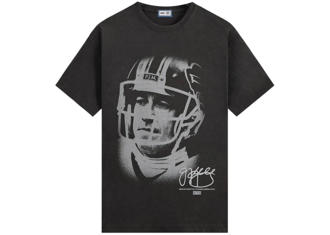 Kith x NFL Jim Kelly Vintage Jones Tee Black - Clothing - Mens - Jawns on Fire Sneakers & Shoes
