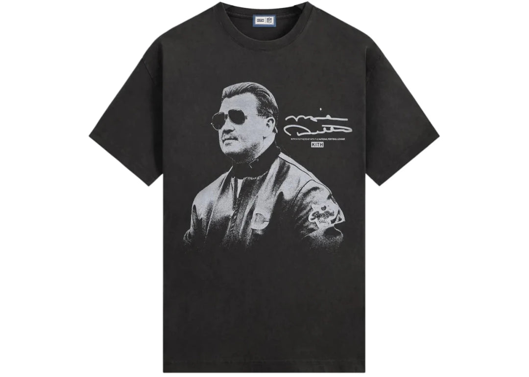 Kith x NFL Mike Ditka Vintage Jones Tee Black - Clothing - Mens - Jawns on Fire Sneakers & Shoes
