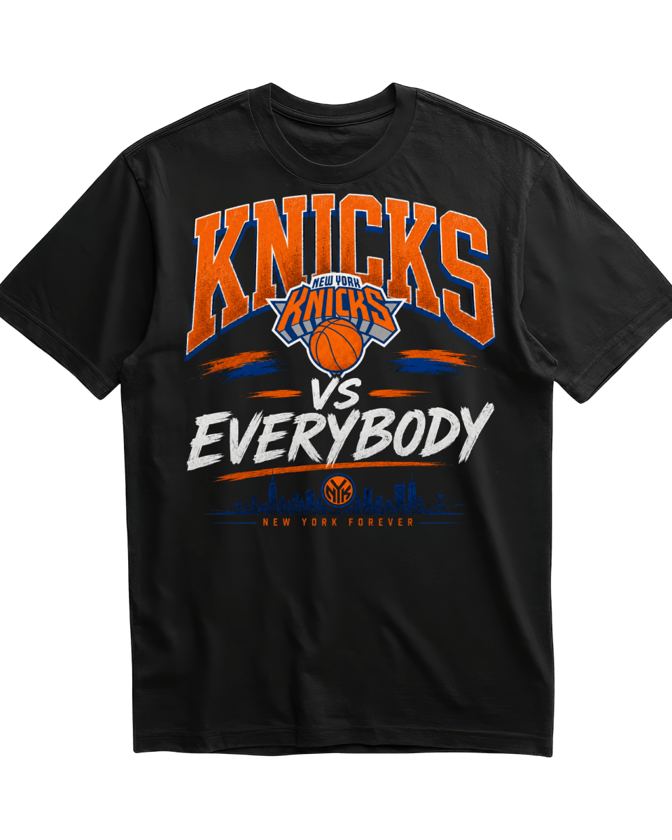 Knicks VS Everybody 2026 NBA World Champions - Black T-Shirt - T-Shirt - Jawns on Fire Sneakers & Shoes