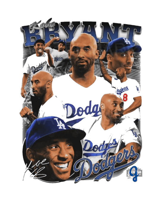 Kobe Bryant Dodgers - Original Jawns - White T-Shirt - T-Shirt - Jawns on Fire Sneakers & Shoes