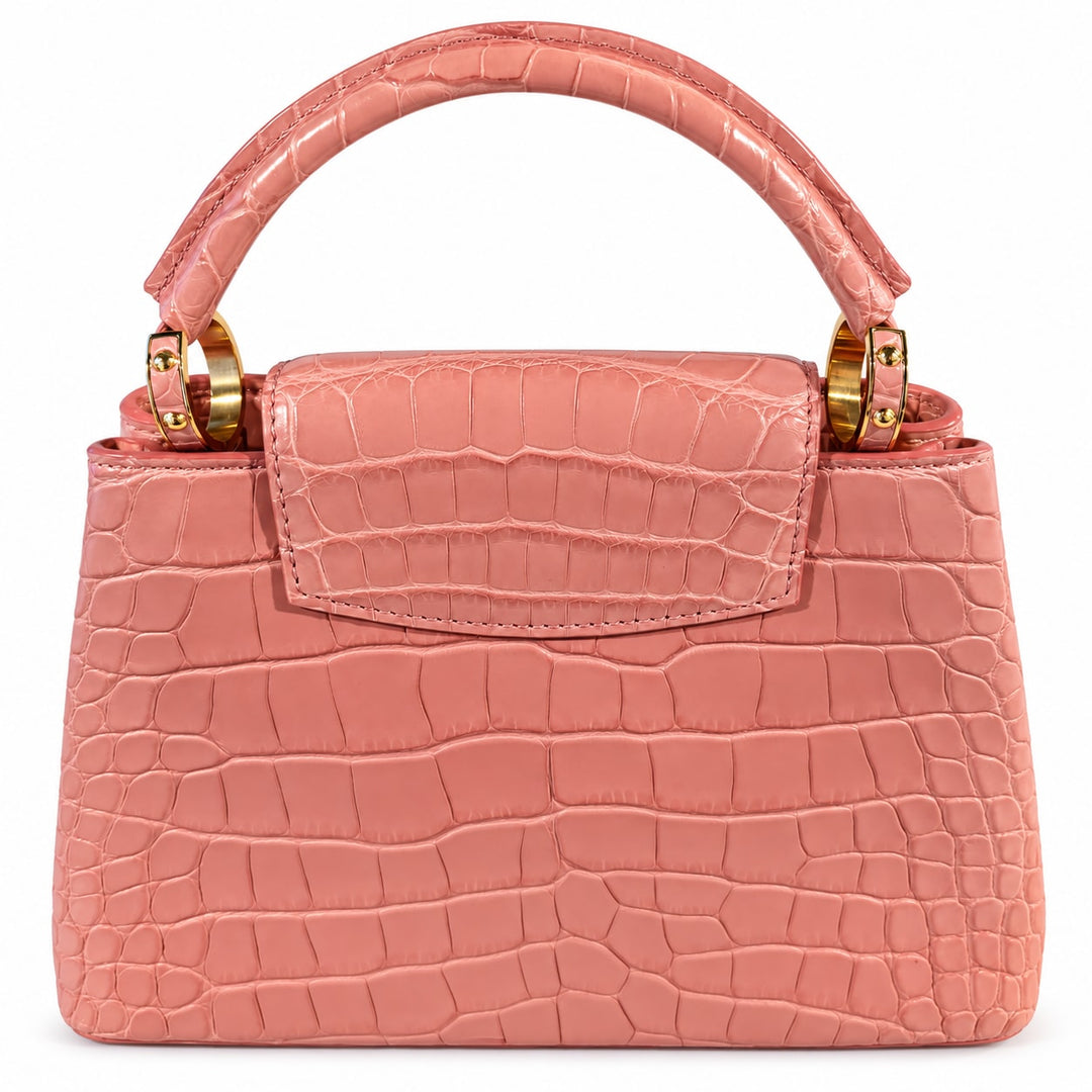 Louis Vuitton Capucines BB Pink Crocodile